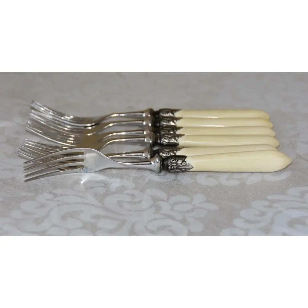 David Orgell 5pc Pearl Handle Stainless Steel Flatware & Cutlery